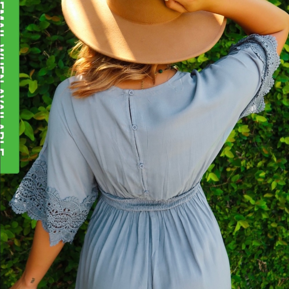 Blue jumpsuit - Picture 8 of 12